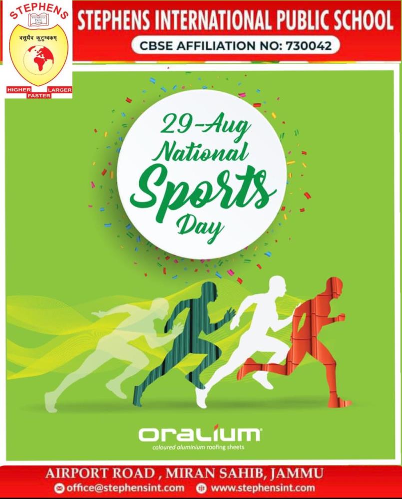 NATIONAL SPORTS DAY (29 AUG 2022)