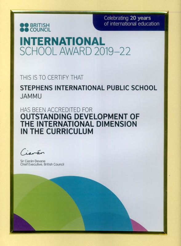 British Council Certificate