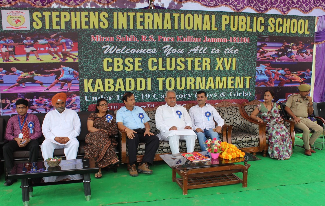 STEPHENS HOSTS CBSE KABADDI CLUSTER XVI-2018