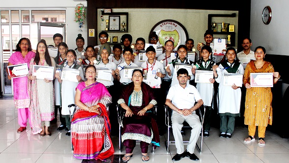 STEPHENS INTERNATIONAL PUBLIC SCHOOL SHINES IN INTERNATIONAL OLYMPIADS 